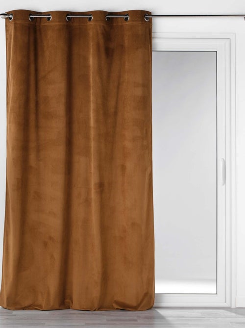 Rideau à œillets casual sauge velours côtelé uni - Kiabi Rideau à œillets casual sauge velours côtelé uni - Kiabi