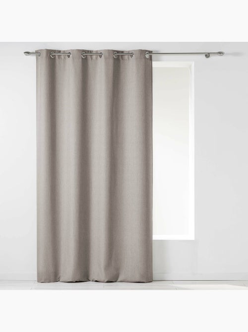 Rideau a oeillets chambray uni newton - Kiabi Rideau a oeillets chambray uni newton - Kiabi