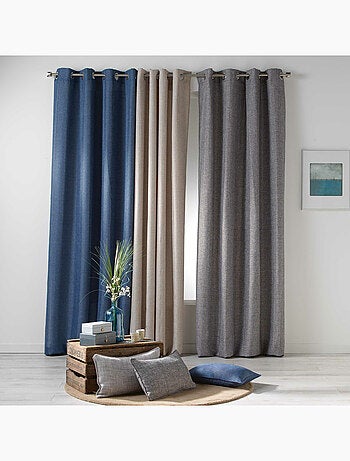 Rideau à Œillets – Chambray Uni Select