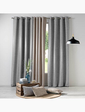 Rideau à Œillets – Chambray Uni Select