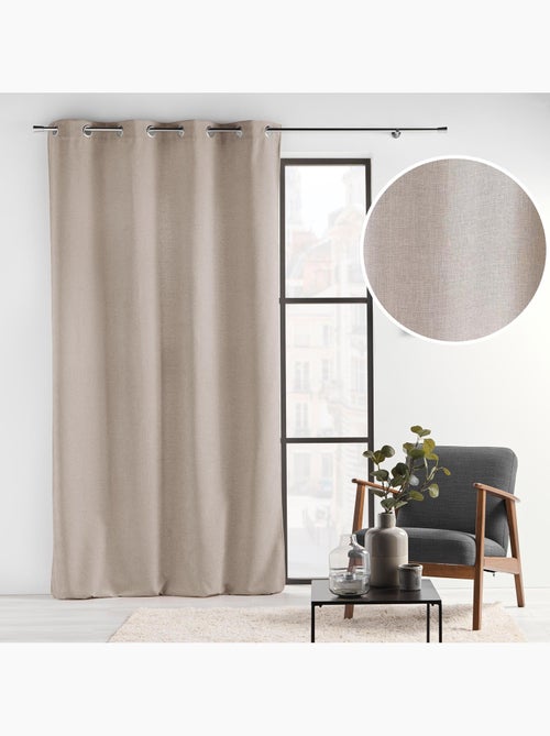 Rideau à Œillets – Chambray Uni Select - Kiabi