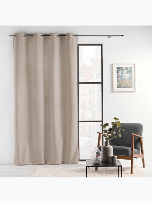 Rideau à Œillets – Chambray Uni Select - Kiabi