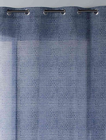 Rideau à œillets COBALT - Douceur D'intérieur