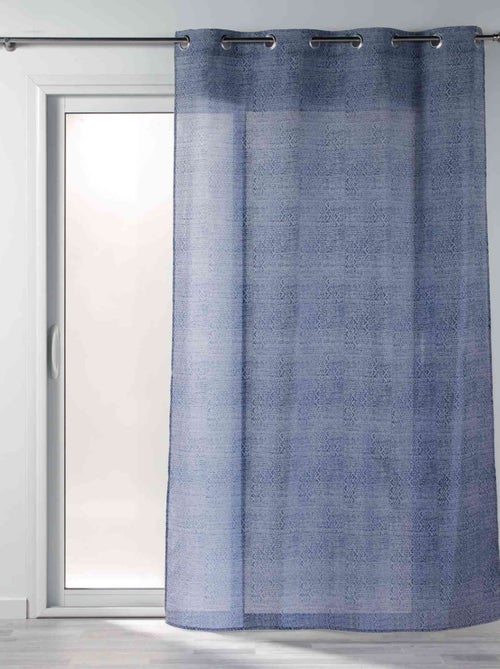 Rideau à œillets COBALT - Douceur D'intérieur - Kiabi