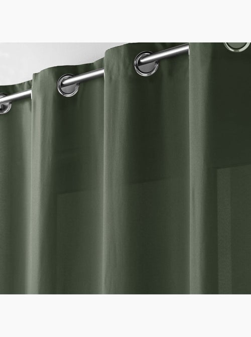 Rideau a oeillets Collection Absolu - Kiabi