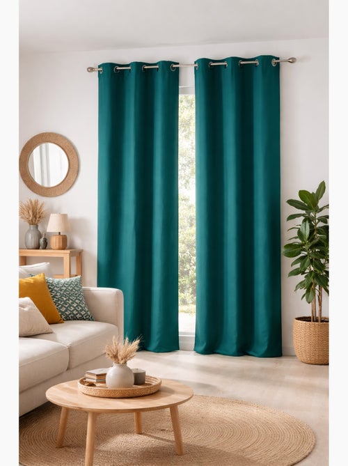 Rideau a oeillets Collection Absolu - Kiabi