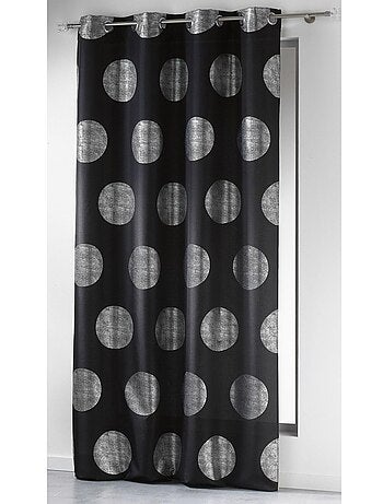 Rideau a oeillets Collection Argent Platine