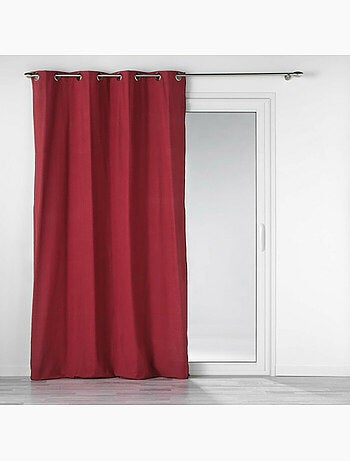 Rideau à oeillets coton recyclé Mistraline