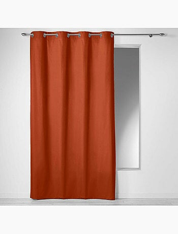 Rideau à Œillets – Coton Uni Panama