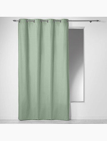 Rideau à Œillets – Coton Uni Panama