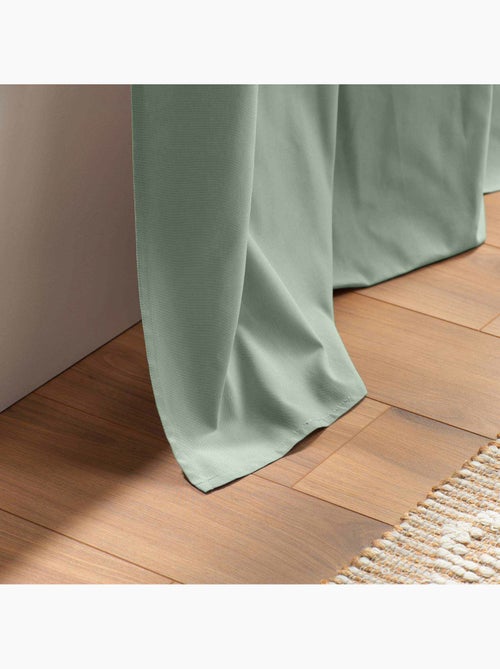 Rideau à Œillets – Coton Uni Panama - Kiabi