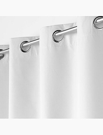 Rideau à oeillets double face 100% occultant/satiné - Obscure