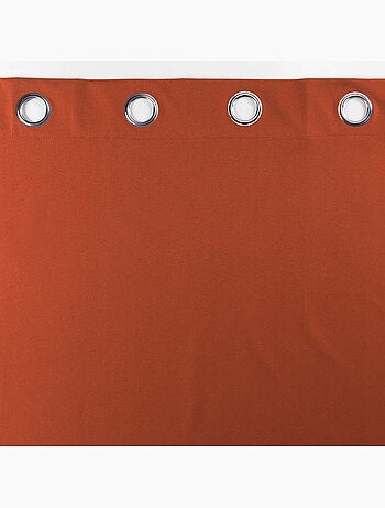 Rideau à oeillets double face 100% occultant/satiné - Obscure