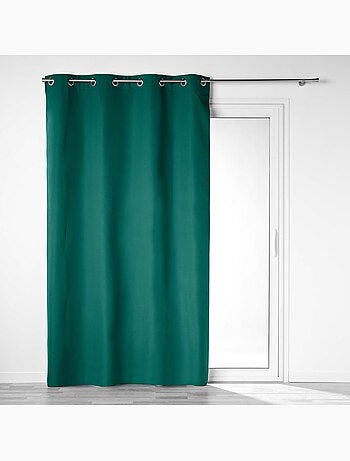 Rideau à oeillets double face 100% occultant/satiné - Obscure