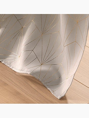 Rideau à Oeillets ECLAT, Occultant Imprimé Métallisé