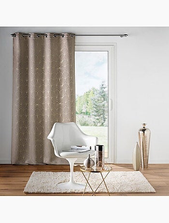 Rideau à Oeillets ECLAT, Occultant Imprimé Métallisé