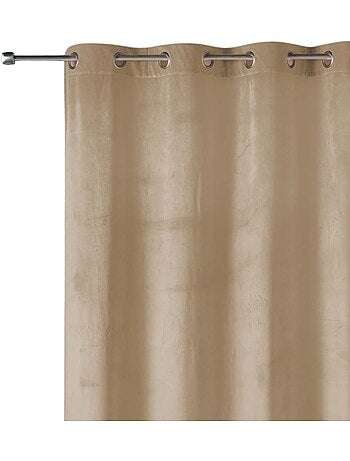 Rideau a oeillets effet velours Velvetine
