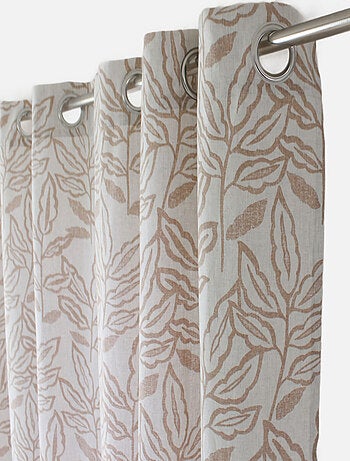 Rideau à oeillets en coton recyclé Chambray