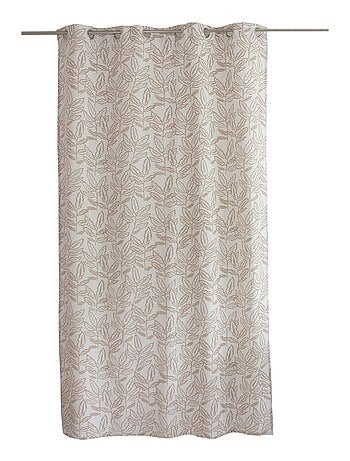 Rideau à oeillets en coton recyclé Chambray