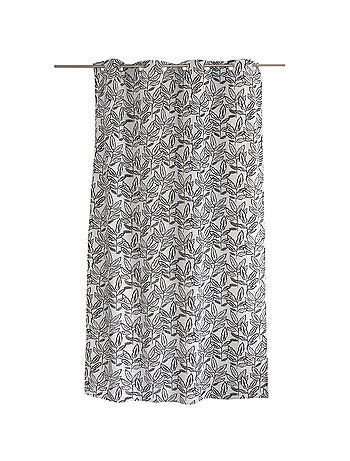 Rideau à oeillets en coton recyclé Chambray