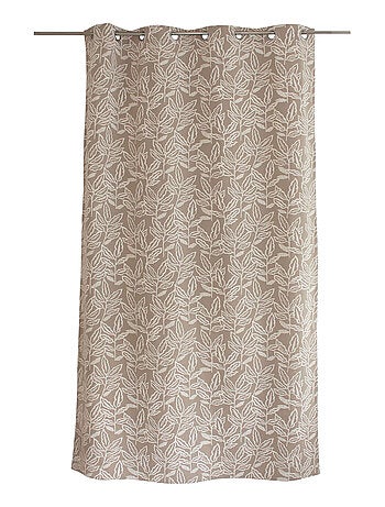 Rideau à oeillets en coton recyclé Chambray