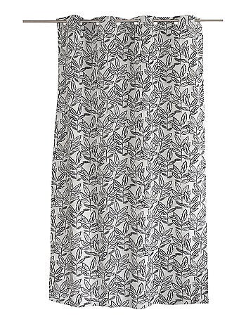 Rideau à oeillets en coton recyclé Chambray