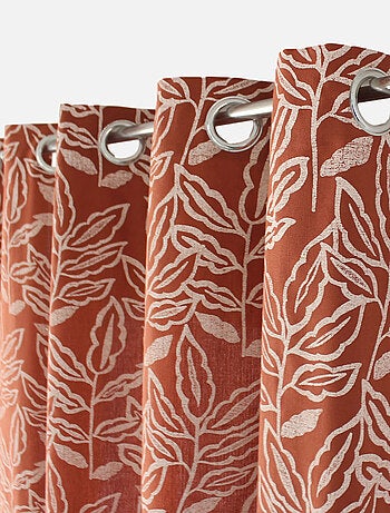 Rideau à oeillets en coton recyclé Chambray