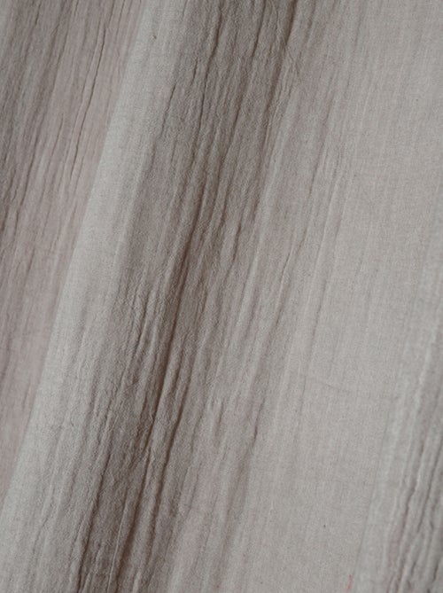 Rideau à oeillets en gaze de coton - Kiabi