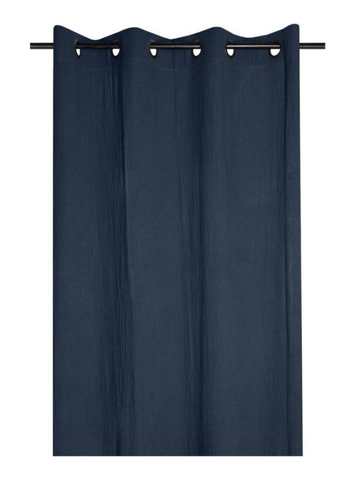 Rideau a oeillets en gaze de coton Pop color - Kiabi
