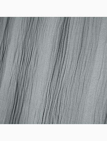 Rideau à oeillets en gaze de coton