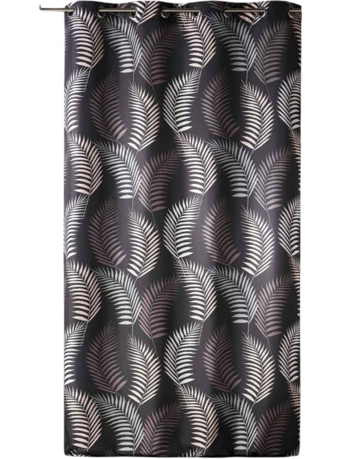 Rideau a oeillets en polyester Goyave - Kiabi