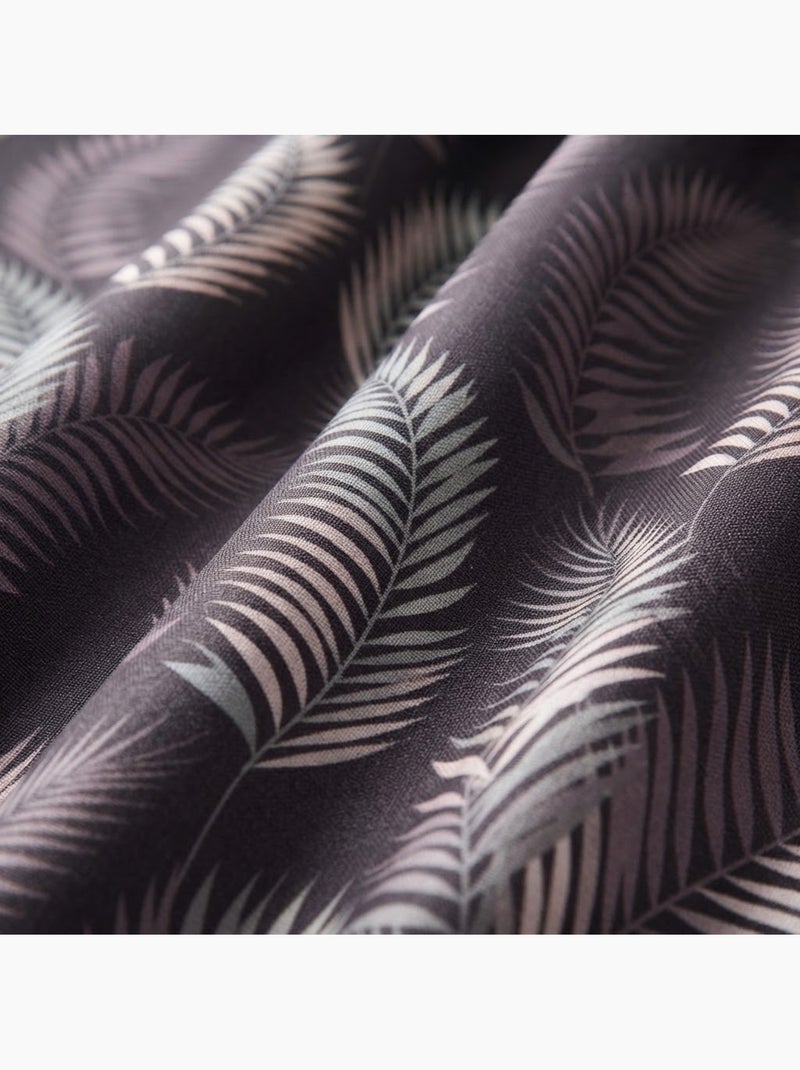 Rideau a oeillets en polyester goyave Marron - Kiabi