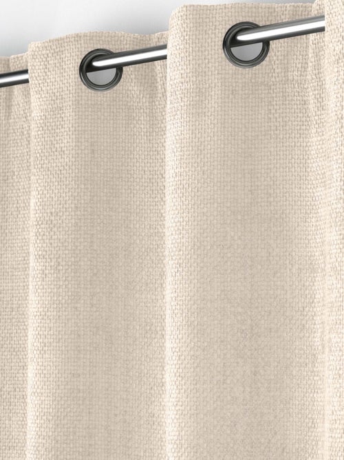 Rideau à œillets en velours chenille - Kiabi Rideau à œillets en velours chenille - Kiabi