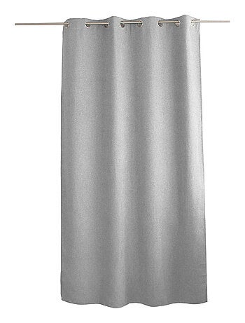 Rideau à oeillets en velours chenillé