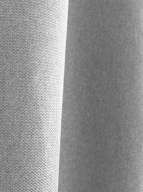 Rideau à oeillets en velours chenillé - Kiabi