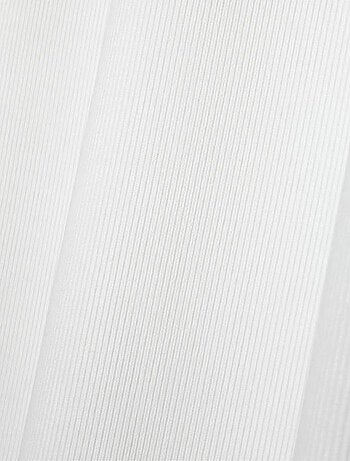 Rideau à oeillets en velours côtelé