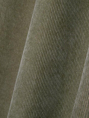 Rideau à oeillets en velours côtelé