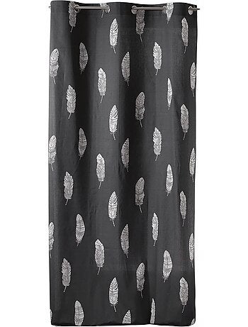 Rideau a oeillets eternity 140x240cm anthracite
