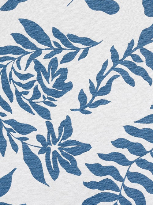 Rideau à Oeillets Feuillage Style Henri Matisse - Kiabi