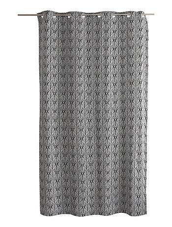 Rideau à oeillets feuille de palmier