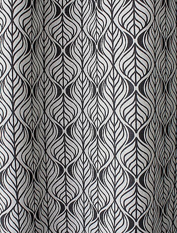 Rideau à oeillets feuille de palmier