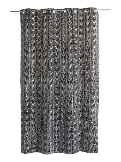 Rideau à oeillets feuille de palmier - Kiabi