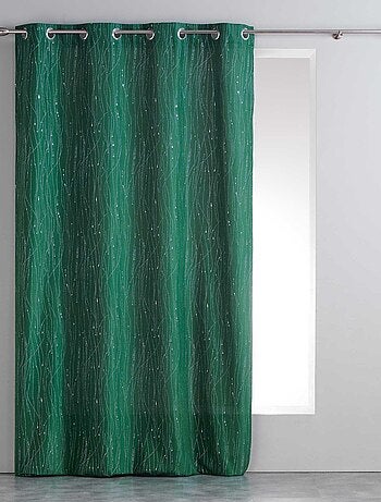 Rideau a oeillets Filliane 140 x 260 cm anthracite