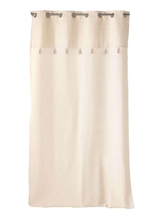 Rideau à oeillets HAVER - Coton, polyester et top métallisé