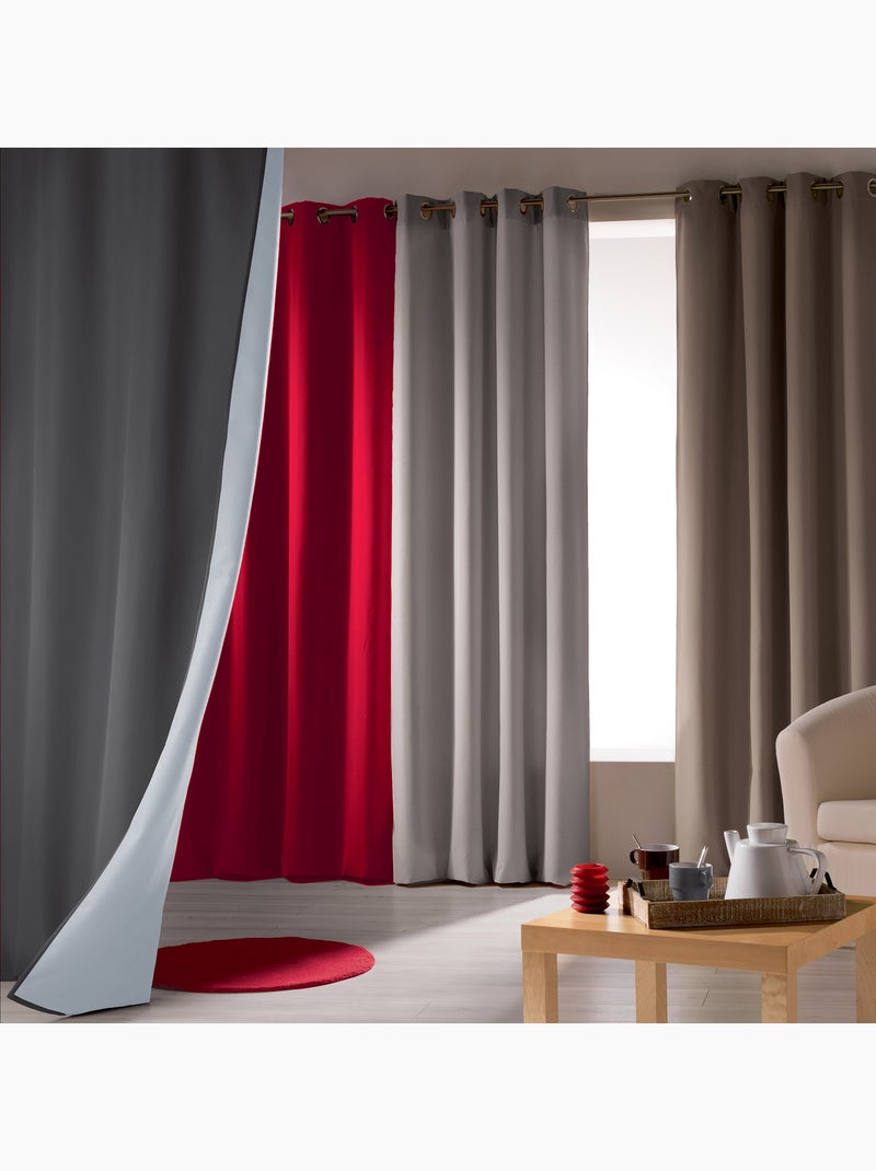 Rideau à Oeillets Icemount Thermique Uni Blanc - Kiabi