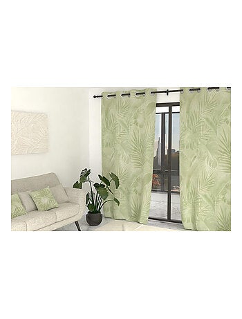 Rideau à oeillets imprimé 135x250 cm GOYA, par Soleil d'Ocre