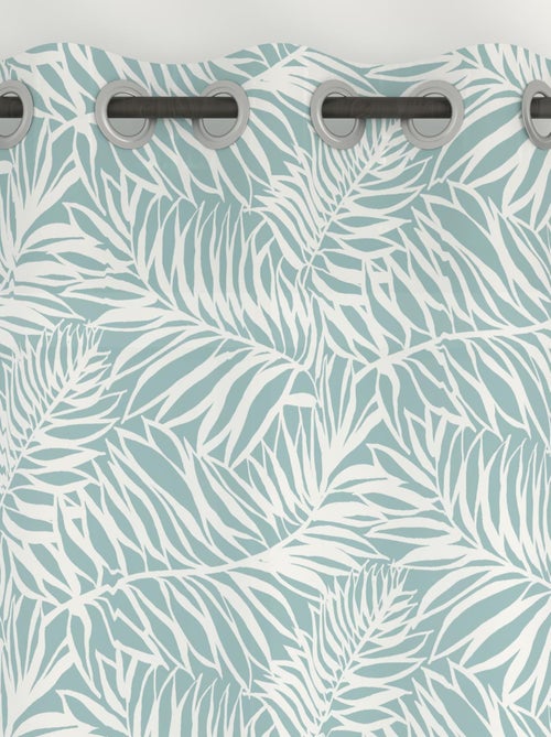 Rideau à oeillets imprimé en polycoton 135x250 cm GUYANE, par Soleil d'Ocre - Kiabi