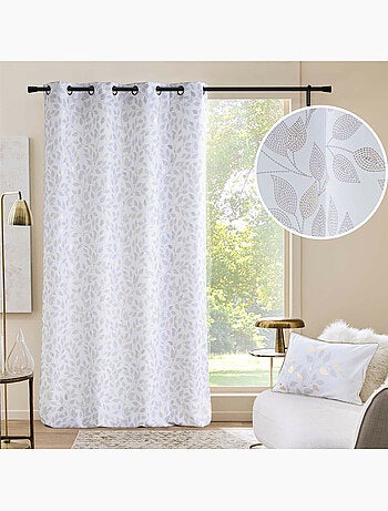 Rideau À Œillets – Imprimé métallisé - Duchesse