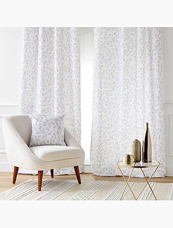 Rideau À Œillets – Imprimé métallisé - Duchesse