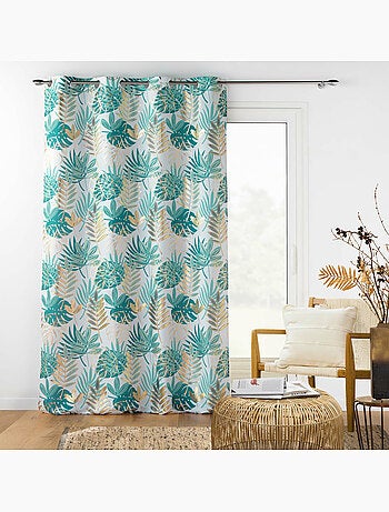 Rideau à Œillets – Imprimé Métallisé – Ornella